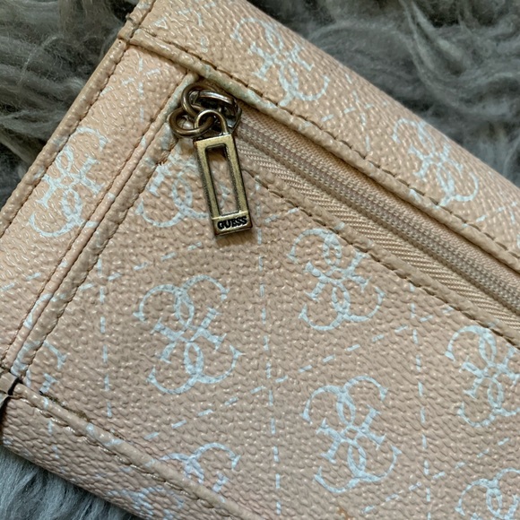Guess Pink Canvas Wallet - Picture 6 of 6